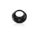 Handtasche PHILIPP PLEIN Cocco Crocco Geprägt, Damen, 02, schwarz, Taschen Handtasche