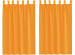 Vidaxl Tende In Voile Con Passanti 2 Pz. Arancione 140X175 Cm
