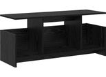 Syfax™ Supporto Tv Rovere Nero 102 X 35 X 45 Cm Legno Multistrato