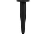 Vidaxl Gambe Per Mobili 2 Pezzi Nero Ø 40 X 98 Mm Ferro