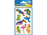 Avery Zweckform 57290 Avery Zweckform Zdesign Kids Adesivi Glitterati "Uccelli"""