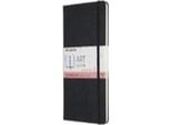 Moleskine 8053853603357 Moleskine Sketchbook Bullet Notebook, L/A5, 120G/Mq, Nero