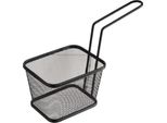 Aps 40627 Aps Servier-Frittierkorb Snackholder, 130 X 105 Mm, Schwarz