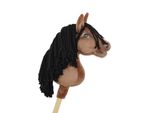 Hobby Horse Premium Piccolo Cavallo Da Tiro - Baio A4