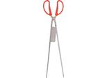 Pinze Per Granchi In Acciaio Inox Manici In Plastica Lunghezza 51 Cm Punta Scanalata Design Ispessito Forbici Resistenti Al Calore Per La Pesca Bocca Dritta
