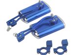 1 Coppia Di Specchietti Retrovisori Da Manubrio Per Bici Da Strada (Blu)
