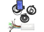 Kit Di Regolazione Della Conversione Al Litio Della Bicicletta 22A M5 Pannello Di Visualizzazione Thumb Throttle Aids Con Connessione Sm Modifica Della Bicicletta Elettrica