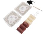 Kit Di Gancio A Scatto Coppa Sottobicchiere Fai Da Te Set Bellissimo Modello Di Orso Decorazione Della Casa Per L'artigianato