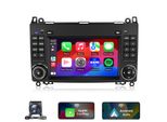7" Android Autoradio Carplay Pro Mercedes Benz W169 W245 W639 Vito W906 Sprinter Viano Vw Crafter Gps Navi Wifi Bt Dab+ Swc Usb Fm +Kam"