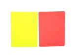 Cartellini Rossi E Gialli Per Il Calcio, Attrezzatura Per Arbitri, Pvc, Per La Documentazione Delle Partite Di Calcio