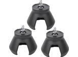 3Pcs Pallina Da Golf 3-Broken Manuale Pick-Up Strumento Ventosa Artiglio Pick Accessorio Per Putter Grip