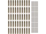 50Pcs Cerniere Pieghevoli Del Capovolgimento 90 Gradi Cerniera D'annata Con Le Viti Per La Mobilia Della Porta Del Gabinetto Del Tavolo 65X15Mmmm