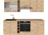 Vicco Cucina Componibile Fame-Line, 235 Cm , Pl Rovere, Quercia Dorata/Quercia Dorata