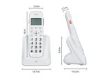 Bisofice Telefono Cordless Espandibile Con Display Lcd Da 1,8 Pollici A 3 Linee Supporto 5 Portatili Connessione 13 Tasti Di Scelta Rapida Blocco Delle Chiamate Chiamate In Vivavoce Conferenza Intercomunicante Funzione Mute 16 Lingue Con Pulsanti Grandi Per L'ufficio Affari Casa Famiglia
