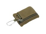 Mini Borsa Edc Da Esterno - Verde, Portafoglio Multifunzionale Per Carte, Monete E Chiavi Con Moschettone