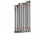 Barra Di Collegamento In Lega Di Alluminio 8Pcs Per SCX10 1/10 313 Mm Passo Auto Rc Crawler (Colore Titanio)