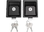 2 Pezzi Rv Maniglia Latch Acciaio Al Carbonio In Lega Di Zinco Incorporato Pannello Toolbox Cabinet Lock Per Rimorchi Auto
