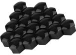 20Pcs 21Mm Dado Auto Ruota Auto Hub Vite Protezione Anti Furto Copertura Cap Nero