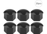 20Pcs 21Mm Dado Auto Ruota Auto Hub Vite Protezione Anti Furto Copertura Cap Grigio