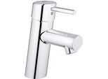 Grohe Concetto Mitigeur Monocommandé Pour Lavabo, S-Size, Fonction D'éConomie D'éNergie, Saillie 101Mm, Sans Vidage, Chrome, 2338510E, 2338510E