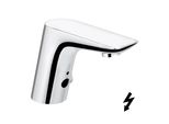 Kludi Balance E Robinetterie De Lavabo éLectronique, Basse Pression, Hauteur De Bec 105Mm, Alimentation Secteur, Chrome, 5220205, 5220205