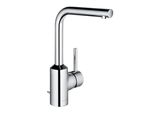 Kludi Bozz Mitigeur Monocommandé Pour Lavabo, Hauteur D'éCoulement 235Mm, Bec Pivotant, Chrome, 382940576, 382940576