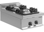 Piano Di Cottura A Gas, Modello Da Tavolo E7/Kupg2Bb, Dimensioni: L 400 X P 700 X H 270