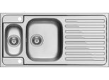 Pyramis Amaltia 1 1/2B 1D Lavello In Acciaio Inox Da Incasso 107145714