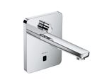 Kludi Zenta Sl E Robinetterie De Lavabo éLectronique, Saillie 190Mm, PoignéE De SéLection De La TempéRature, Alimentation éLectrique Ou Par Pile, Chrome, 3850005, 3850005