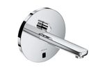 Kludi Zenta Sl E Robinetterie De Lavabo éLectronique, Saillie 190Mm, Rosace Ronde, 5 L/Min, Alimentation éLectrique Ou Par Pile, Chrome, 3850105, 3850105
