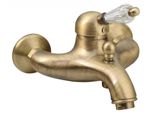 Sapho Kirké - Miscelatore Da Bagno, Leva In Cristallo, Bronzo KI10KB