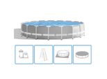 Set Piscina Intex Prism Frame Rotondo 549 X 122 Cm 26732GN