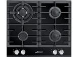 Kaiser KCG 6380 Gaskochfeld 60cm 4 Brenner WOK 3,8kW Kochfeld Gas auf Glas