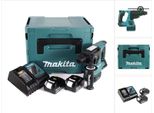 Trapano A Percussione A Batteria Makita Dhr 242 Rgj 18V 2.0J Sds-Plus Brushless + 2X Batteria Ricaricabile 6.0Ah + Caricabatterie + Makpac