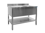 Lavello Saro 1 Vasca, Destra - L 1400 X P 600 Mm