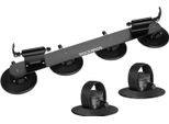 Rockbros Portabiciclette Con Ventose, Portabiciclette Da Tetto, Per 2 Biciclette, Nero