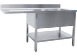 Lavello Saro Centro 2 Vasche Destra - L 1800 X P 600 Mm