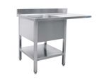 Lavello Saro Centrale A 1 Vasca, A Sinistra - L 1400 X P 600 Mm