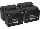 4X 6V 20Ah Batteria Agm Batteria Al Piombo Gel 6V 20Ah Modello Di Fabbricazione
