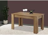Tavolo Da Pranzo Tavolo Da Cucina Tavolo In Legno Sala Da Pranzo Allungabile 140-180X80Cm Rovere Riviera
