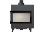 Inserto Camino In Acciaio Kratki Lucy Slim Sinistro 10 Kw Ø 160