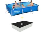 Piscina Bestway - Steel Pro - 300 X 201 X 66 Cm - Inclusa Vela Solare