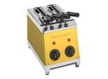 Milantoast Sandwichtoaster mit Zangen, Farbe:Gold