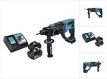 Trapano A Batteria Makita Dhr 202 Rt 18 V 2,0 J Sds Plus + 2X Batterie 5,0 Ah + Caricabatterie