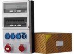 Distributore Di Corrente Ext-S/Fi 32A 16A 4X230V + Contatore Elettrico Trifase Mennekes Doktorvolt® 0823