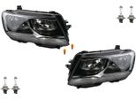 Johns, Proiettore Adatto Per Vw Tiguan (Ad) 01/16- + Set Di Lampadine ?Sinistra, Destra