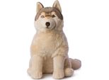 Wwf - Peluche - Lupo (Seduto, 70 Cm) Figura Di Peluche Realistica Di Peluche