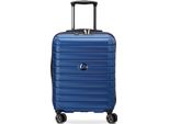 Delsey Paris Carrello Shadow 5.0 4DR Cabin Trolley Slim Line 55 Blue