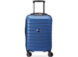 Delsey Paris Carrello Shadow 5.0 Expandable 4DR Cabin Trolley 55 Blue