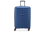 Delsey Paris Carrello Shadow 5.0 4DR Expandable Trolley 75 Blue